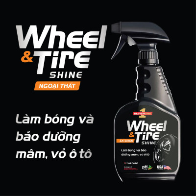 Dung Dịch Làm Bóng Mâm Và Vỏ Ô Tô SUPERONE  Wheel and Tire Shine - EXTERIOR SOUTHWALL A205