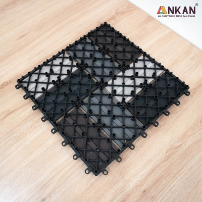 Vỉ Nhựa Lót Sàn Cao Cấp Thương Hiệu ANKAN Bốn Màu Đan Xen, Vỉ Gỗ Nhựa Ngoài Trời, Vỉ Nhựa Lót Sàn Ban Công, Lót Sàn Nhà, Trang Trí Sân Vườn, Lót Sàn Nhà Tắm, Trang Trí Hồ Bơi, Tiệm Spa, (1 vỉ)