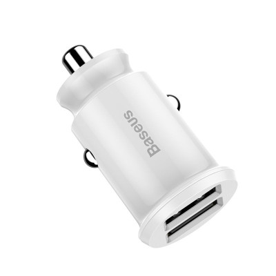 Tẩu sạc  Baseus Grain Pro Car Charger đa năng 2 cổng USB dùng trên xe hơi- Hàng chính hãng