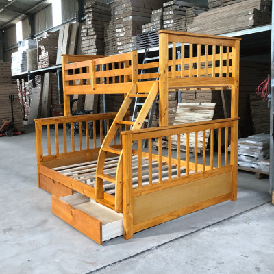 [Miễn phí vận chuyển, lắp đặt] Giường tầng xuất khẩu Dundee 1m/1m4 - IBIE