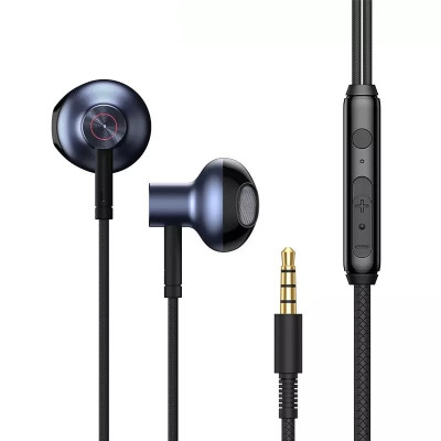 Tai nghe có dây Baseus Encok H19 (6D sound effect, HD microphone, AUX 3.5mm Wire Earphones) NGH19-01-Hàng chính hãng