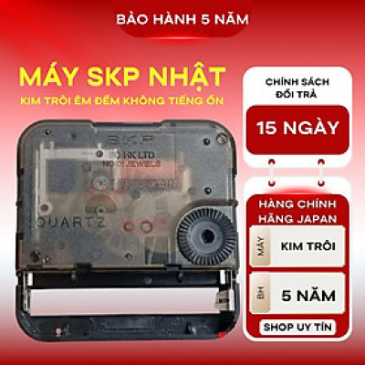 Máy đồng hồ treo tường KIM TRÔI hiệu SKP SEIKO Nhật chính hãƞg - bảo hành 5 năm