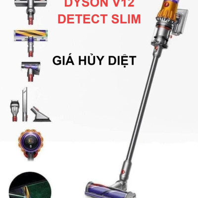 Máy Hút Bụi Dyson V12 Detect Slim ABSOLUTE Hàng chính hãng