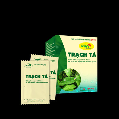 Trạch Tả PQA Giúp Thanh Nhiệt Lợi Niệu, Hỗ Trợ Giảm Nguy Cơ Hình Thành Sỏi Thận Hộp 12 Gói