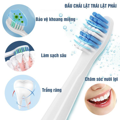 Cho máy đánh răng điện Xiaomi Soocas, Soocare Set bộ 2 đầu bàn chải thay thế x1 x3 x3u x5 Minh House