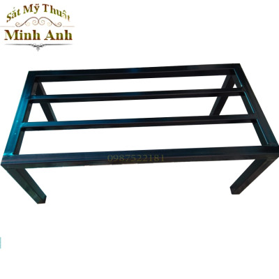 Kệ kê chậu cây Dài 70 cm. Rộng10-15- 20-25-cm. Cao 10-15-20-25cm. Hộp thép 16 x16mm. 2 nan phụ ( Hàng Chính Hãng )