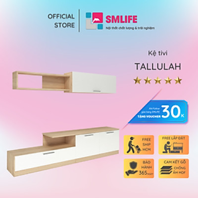 Kệ TV gỗ MDF thiết kế hiện đại Tallulah