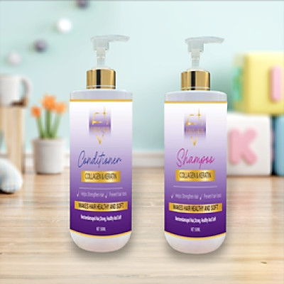 CẶP DẦU GỘI TJDIN COLLAGEN & KARATIN