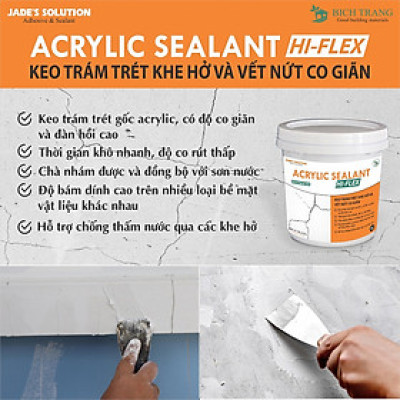 Keo Vá Trám Sửa Chữa, Xử Lý Vết Nứt Khe Hở Trên Tường Cao Cấp 