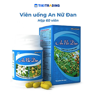 Viên uống hỗ trợ phòng ngừa và giảm kích thước u nang, u xơ An Nữ Đan (Hộp 60 viên)