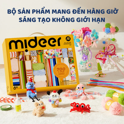 Kẽm nhung làm hoa loại 1 Mideer All-in-One Handicraft Kit - Master Craftsman
