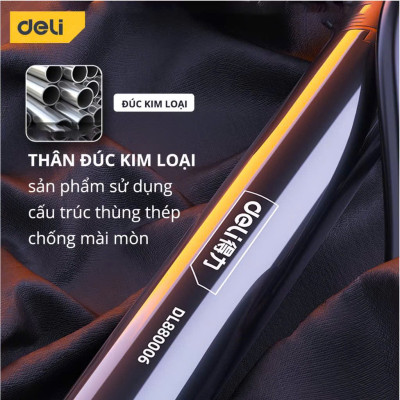 Bơm Xe Đạp Deli Đạp Chân, Tay Chính Hãng - Siêu Nhẹ, Dễ Dàng Di Chuyển - Áp Suất Cao - DL880002|4|5|6