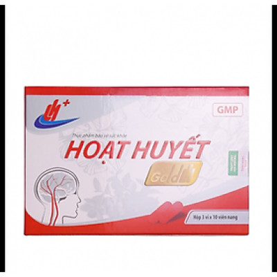Viên Uống Tuần Hoàn Máu Não Hoạt Huyết Gold LH (H/3VỈ)