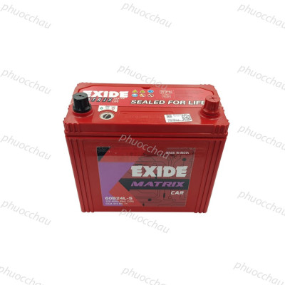 Bình Ắc Quy EXIDE 60B24L/LS 12V-55Ah