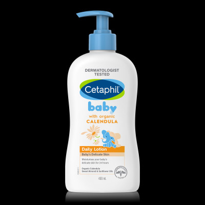 Cetaphil tắm gội hữu cơ Organic - Cetaphil Baby Wash & Shampoo with Organic Calendula 