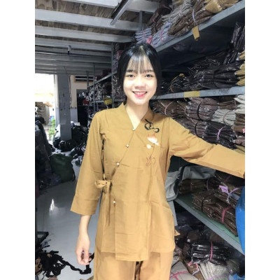 ĐỒ LAM ĐI CHÙA # ĐỒ ĐI CHÙA # PHÁP PHỤC PHẬT GIÁO #Nkật Vẽ kate 102