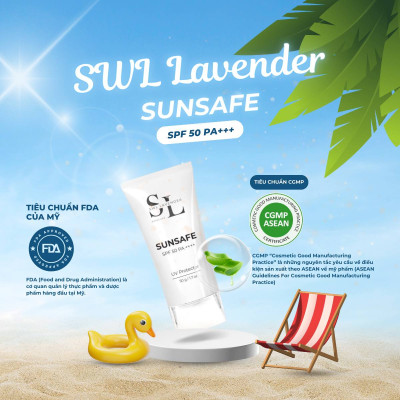 Kem chống nắng SWL Lavender Sunsafe 50gr