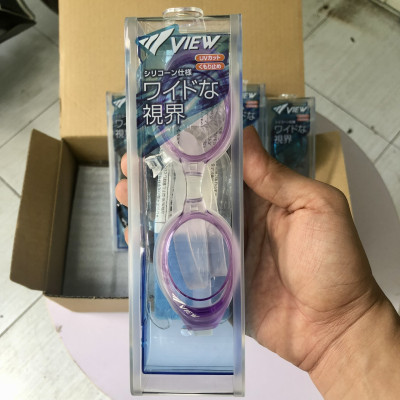 Kính Bơi Nhật Bản VIEW V610 LV Chống Tia UV Chống Sương Mù (Tím) - Hàng chính hãng 100% sản xuất tại Nhật Bản