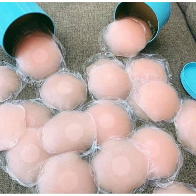 Hộp miếng dán ngực Silicon màu xanh 5 đôi