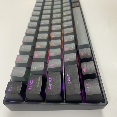 Bàn phím cơ không dây Newmen GM610 Grey - Hàng Chính Hãng 