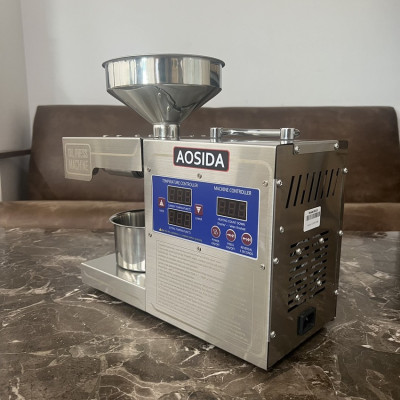 Máy ép dầu thực vật chuyên nghiệp thương hiệu Anh Quốc Aosida B03S - Năng suất 4-6kg/giờ - Hàng chính hãng