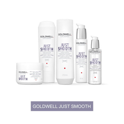 Tinh Chất 6 Tác Động Dưỡng Tóc Mềm Mượt Goldwell Just Smooth Giảm Xơ Rối, Dưỡng Tóc Chắc Khỏe 100ml
