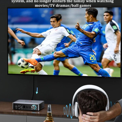 ROGTZ - Bộ Thu Phát Âm Thanh Bluetooth Đa Năng M16 Pro NFC 5.1, Giao Thức A2DP/AVRCP/HFP/SBC, Phạm Vi Hoạt Động 30m, Màn Hình LED, Chip DAC, Pin Lithium Ion 1200mah, Kết Nối Đa Dạng AUX 3.5mm, RCA, Optical, Coaxial, USB, TF, Mic 6.5mm - Hàng Chính Hãng