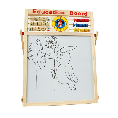 Bảng Chữ Cái Và Số 2 Mặt Bằng Gỗ, Bảng Chữ Cái Ghép Hình 2 Mặt Nam Châm Tặng Kèm Bộ Chữ Và Số