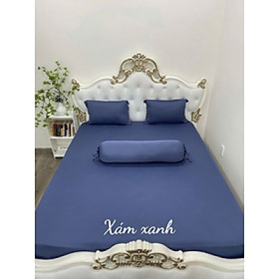 Bộ chăn Drap gối Thun Hàn Quốc Mát Lạnh { 4 món gồm ; ga và 3 áo gối  / 5 món gồm chăn, ga và 3 áo gối } đủ size.