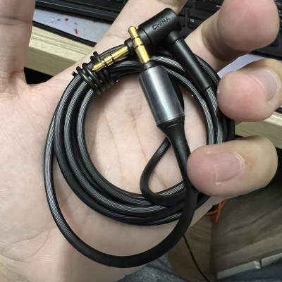 Dây Cáp Âm Thanh AUX 3.5mm dùng cho tai nghe Sony, máy nghe nhạc iPod, CD & máy cassette QUATECH- Hàng nhập khẩu