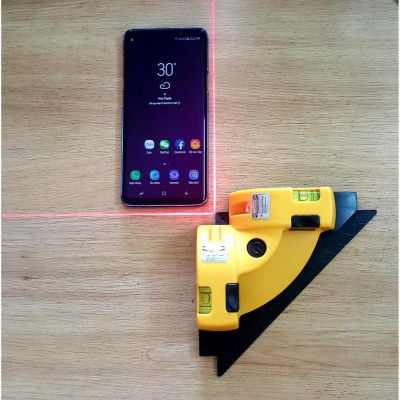 THƯỚC KE GÓC VUÔNG LASER MÁY ĐO GÓC VUÔNG 90 ĐỘ BẰNG TIA LASER ĐA NĂNG MỚI 