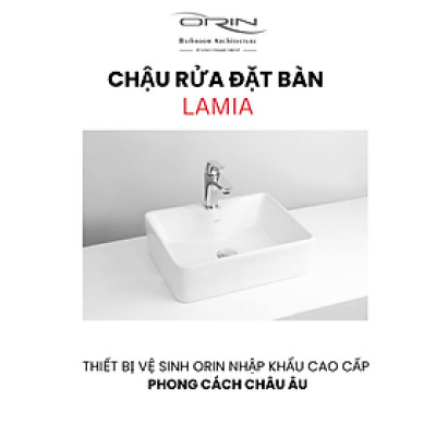 Chậu rửa đặt bàn nhập khẩu ORIN Lamia