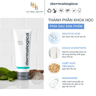 Mặt nạ dành cho da mụn SEBUM CLEARING MASQUE của Dermalogica