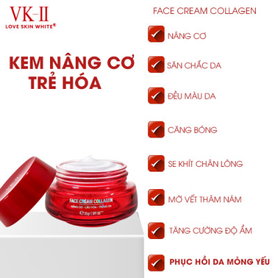 Kem Nâng Cơ Lão Hóa Trắng Da VK II 35g