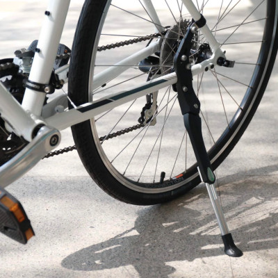 Chân chống xe đạp chấu kép bắt ống sên Jett