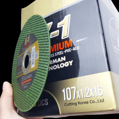 Hộp 100 viên ĐÁ CẮT SẮT 100 | Đá cắt K1 Xanh | Đá cắt sắt phi 100