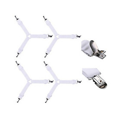 Combo 4 Dây Nẹp 3 Đầu Sắt Cố Định Ga Gường Chằng Góc Nệm , Cố Định Rèm Cửa - PaKaSa