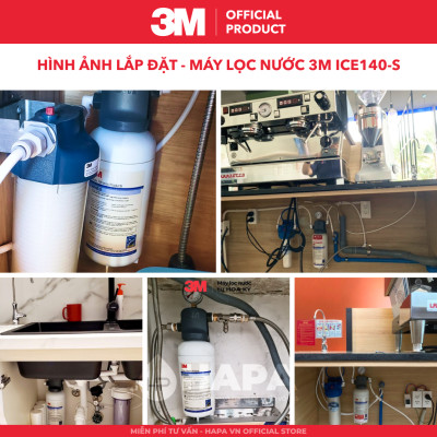 [SIÊU TỐC] Máy Lọc Nước 3M ICE140-S cho Gia Đình, Văn Phòng, Nhà Hàng, Quán Cà phê - Hàng Chính Hãng 3M, Nhập Khẩu Mỹ