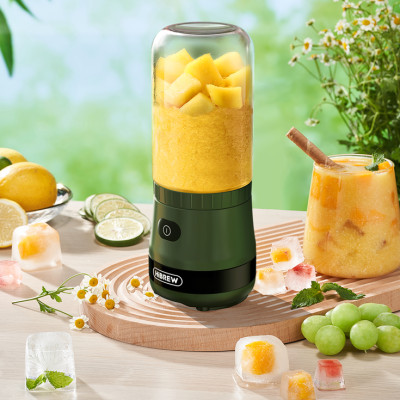 Máy xay hạt cà phê, sinh tố và đá viên dùng pin cầm tay 3 trong 1 thương hiệu Mỹ HiBREW G2 - Hàng Chính Hãng