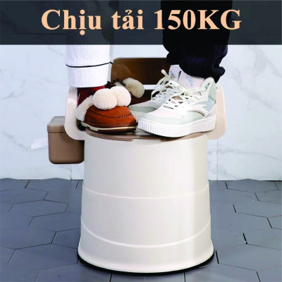 Bô Vệ Sinh, Bô Di Động Cho Người Già, Người Bệnh, Bà Bầu Siêu Chắc Chắc - Bồn Cầu Nhựa Di Động Đa Năng 2 chức năng