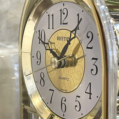 Đồng Hồ Để Bàn Rhythm 4SG744WR18 - Vàng (16.3 x 27.3 x 10.7 cm)