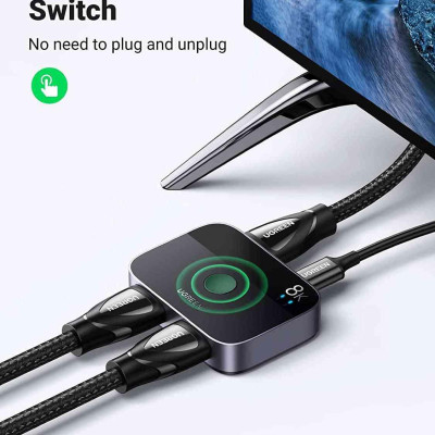 Ugreen UG90385CM561TK 8k@60Hz Bộ gộp HDMI 2 vào 1 ra chuẩn HDMI 2.1 - HÀNG CHÍNH HÃNG