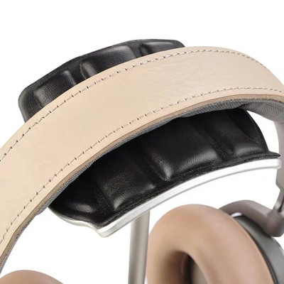 Giá treo tai nghe chụp tai nhôm nguyên khối đầu đỡ lớn bọc da cao cấp - Hàng Chính Hãng