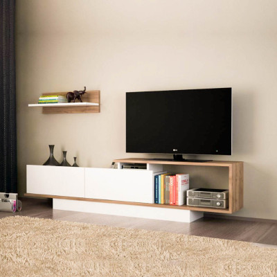 Tủ tivi phòng ngủ đẹp từ gỗ công nghiệp SMLIFE Toruneido