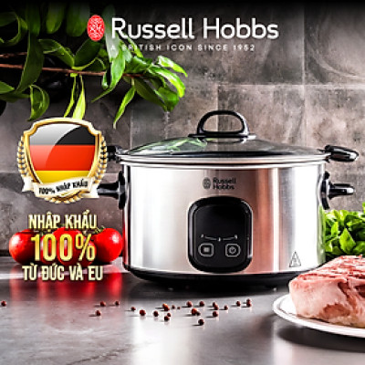Nồi Nấu Chậm Russell Hobbs Maxi Cook 22750-56 200W 6L - Hàng Chính Hãng Nhập Khẩu