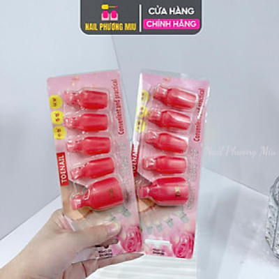 Kẹp Ủ Chân Chống Lem Set 5 Cái Tiện Lợi, Nhựa Bền Chắc, Kích Thước 3.5cm, Kẹp Ủ Móng Chân Làm Mềm Sơn Gel, Thay Thế Giấy Bạc, Làm Nail Nữ