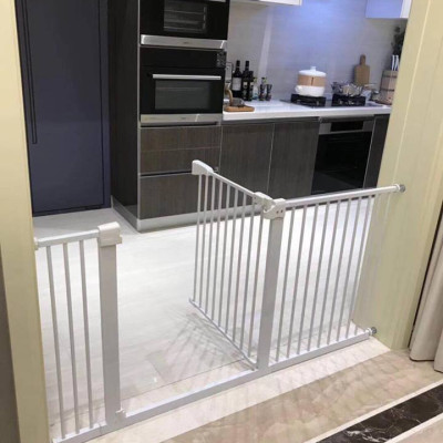Combo Thanh chặn cầu thang và cửa- Không cần khoan đục- (Rộng 72-85cm, cao 76cm) và thanh nối 10cm giúp Bé an toàn  