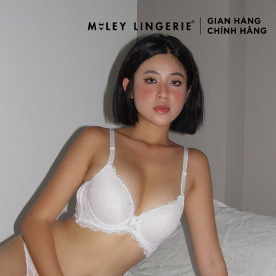 Áo Ngực Nâng Ngực Ren Nữ Mút Dày 4cm Active Miley Lingerie - Trắng BRL02001