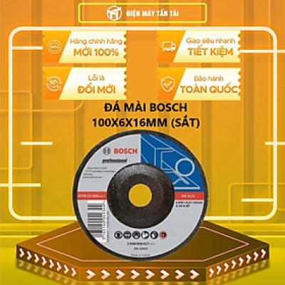 ĐÁ MÀI BOSCH 100X6X16MM (SẮT) - HÀNG CHÍNH HÃNG - GIAO TOÀN QUỐC