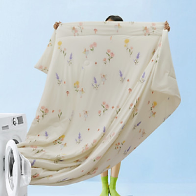 [CHĂN HÈ MÁT LẠNH] Mền lạnh I Cool Advance NIN House NM8032 2mx2m2 khủng long xanh | Chần Ice Silk lạnh như tencel, Chăn điều hoà nhiều độ